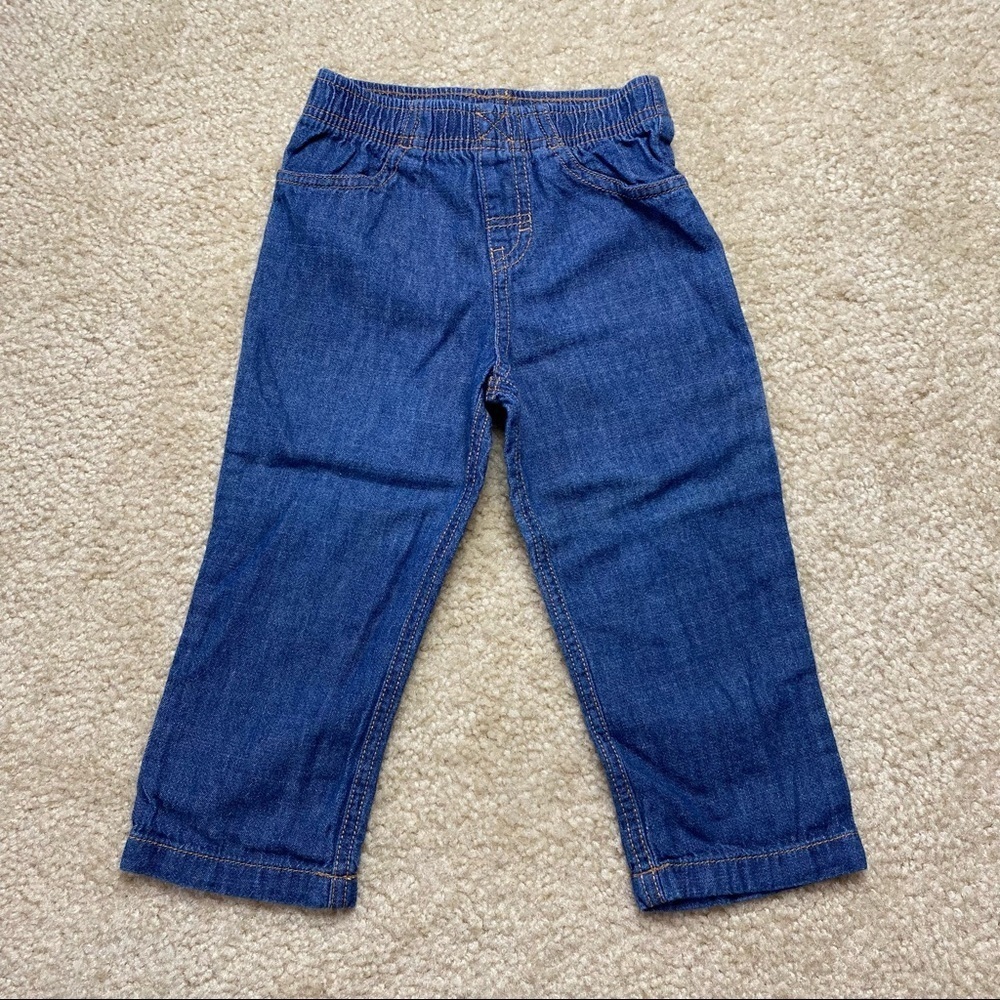 Carters Little Boys 24 Months Elastic Waist Jeans